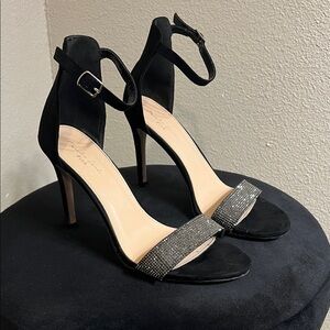 Paradox London black studded heel